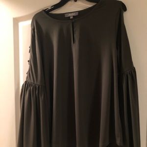 Olive green blouse